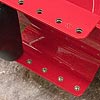 the swingarm attachment to the seatdeck