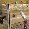 producing a crossbeam foam blank
