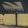 Cross-section of crossbeam showing foam & webs